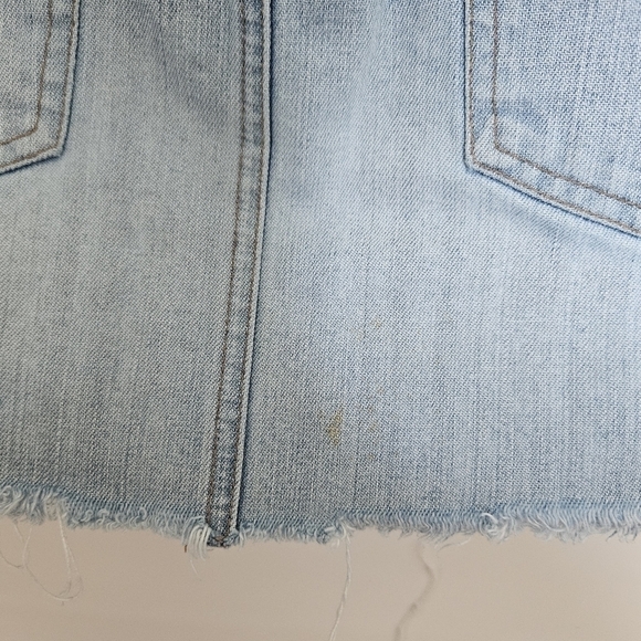 Hollister Y2k 90's Micro Mini Skirt Denim Blue (7) - Picture 3 of 13